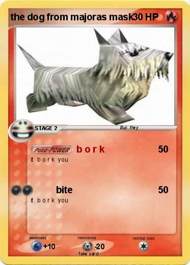 Pokemon the dog from majoras mask