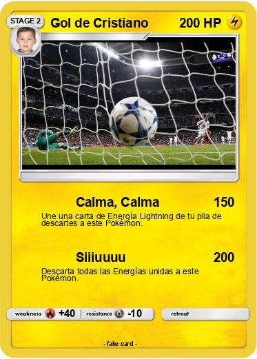Pokemon Gol de Cristiano
