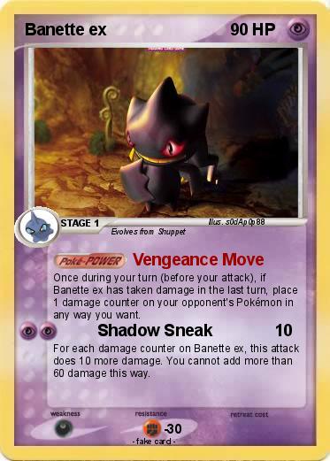 Pokemon Banette ex