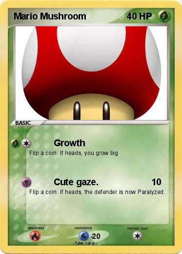 Pokemon Mario Mushroom