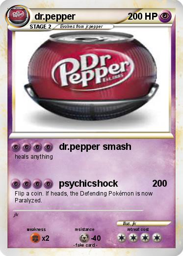 Pokemon dr.pepper