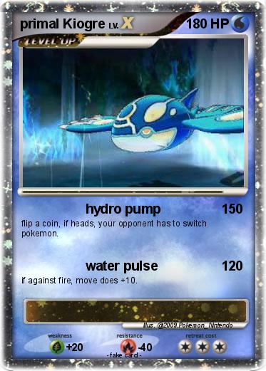 Pokemon primal Kiogre
