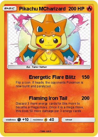 Pokemon Pikachu MCharizard