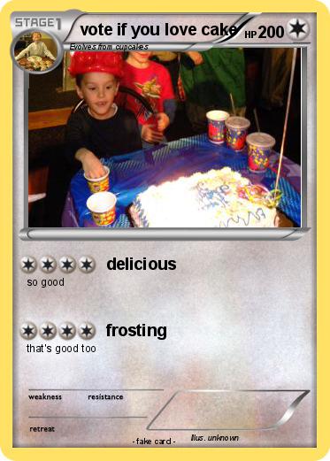 Pokemon vote if you love cake