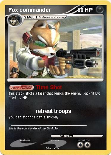 Pokemon Fox commander