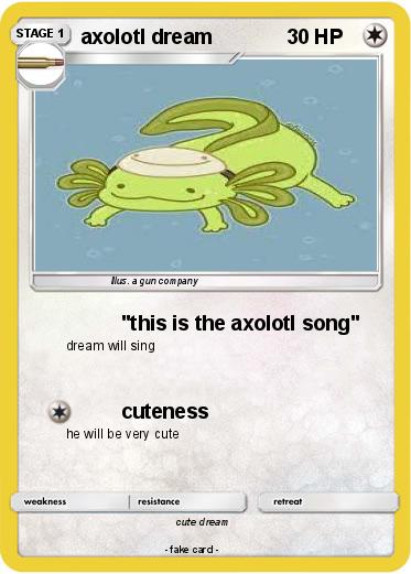 Pokemon axolotl dream
