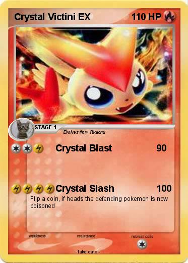 Pokemon Crystal Victini EX