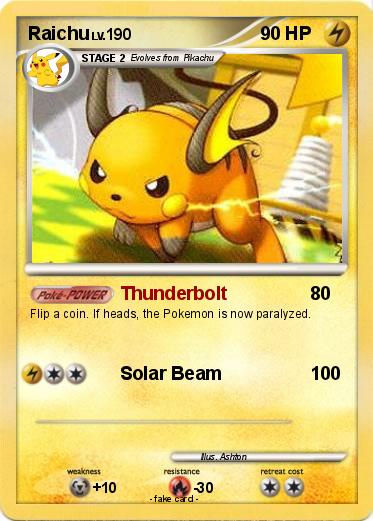 Pokemon Raichu