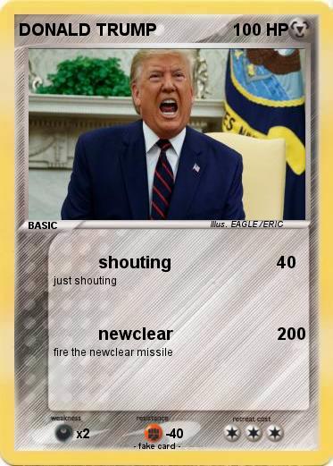 Pokemon DONALD TRUMP