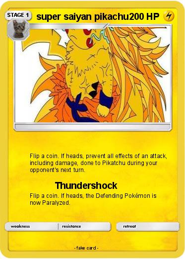 Pokemon super saiyan pikachu
