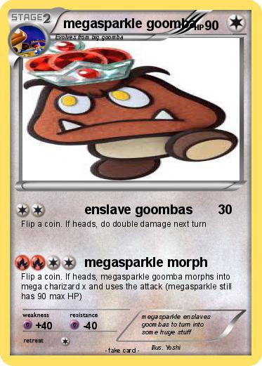 Pokemon megasparkle goomba