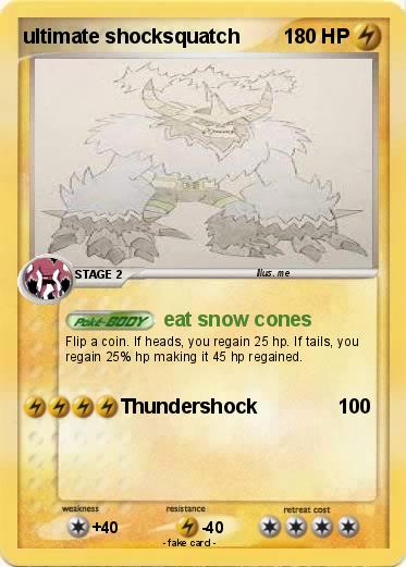 Pokemon ultimate shocksquatch