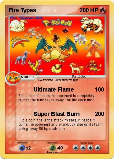Pokemon Fire Types