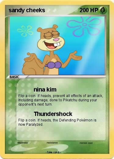 Pokemon sandy cheeks