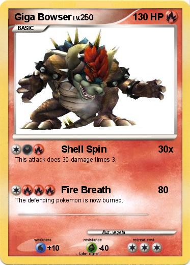 Pokemon Giga Bowser