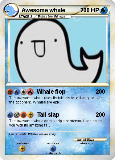 Pokemon Awesome whale