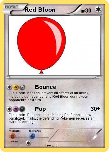 Pokemon Red Bloon