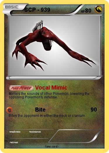 Pokemon SCP - 939