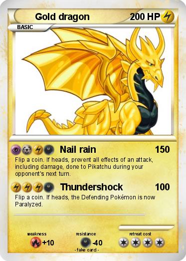 Pokemon Gold dragon