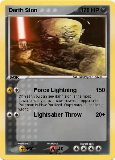 Pokemon Darth Sion