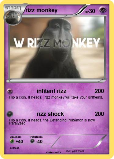Pokemon rizz monkey