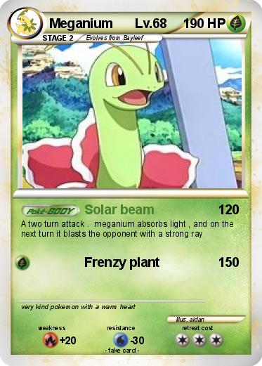 Pokemon Meganium      Lv.68