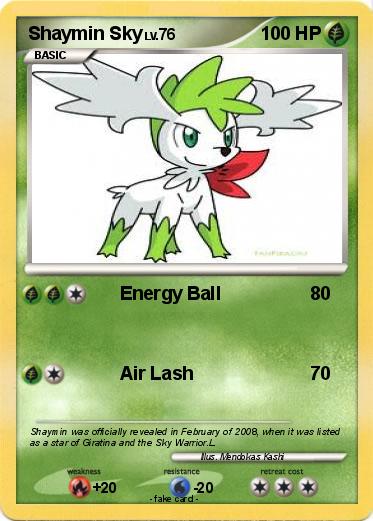 Pokemon Shaymin Sky