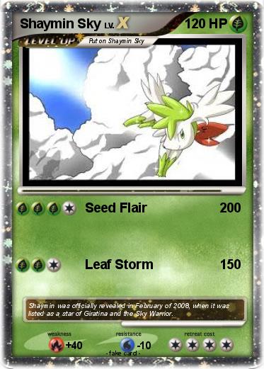 Pokemon Shaymin Sky