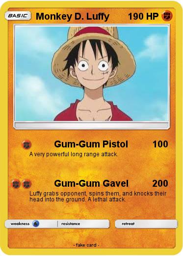 Pokemon Monkey D. Luffy