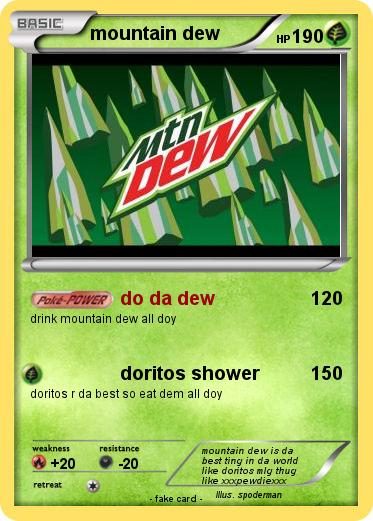 Pokemon mountain dew