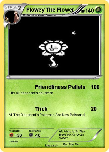 Pokemon Flowey The Flower