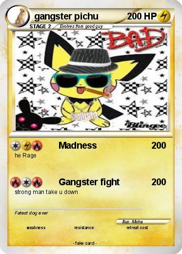 Pokemon gangster pichu