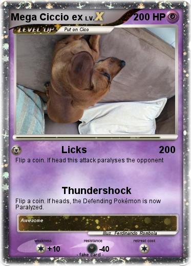 Pokemon Mega Ciccio ex