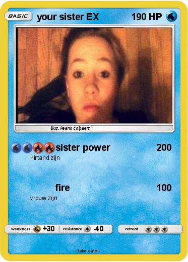 Pokemon your sister EX
