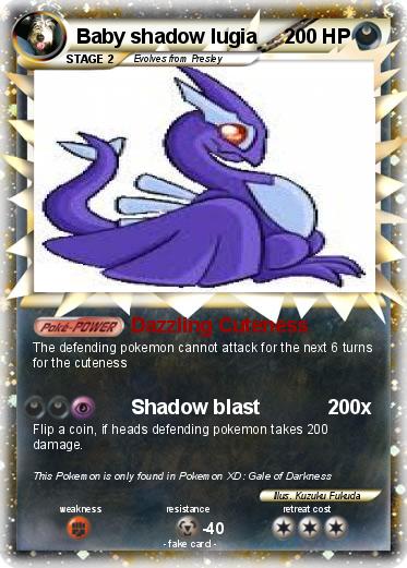 Pokemon Baby shadow lugia