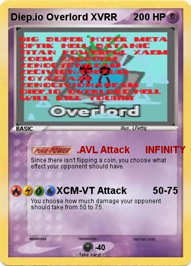 Pokemon Diep.io Overlord XVRR