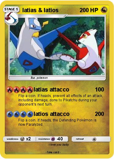 Pokemon latias & latios