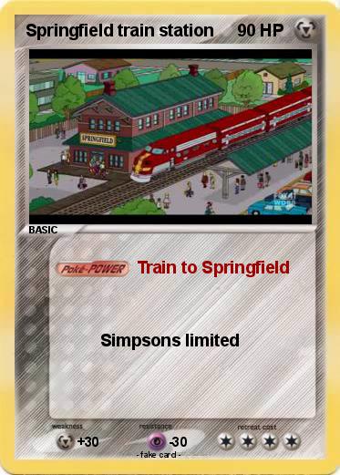 Pokemon Springfield train station