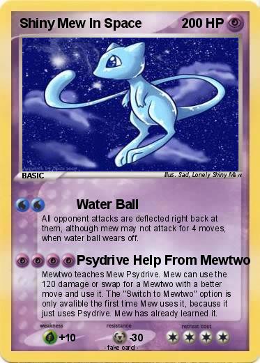 Pokemon Shiny Mew In Space Pokemon Shiny Mew In Space