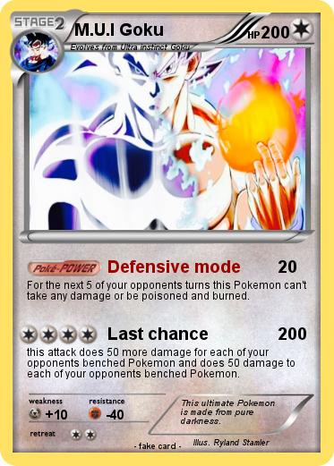 Pokemon M.U.I Goku