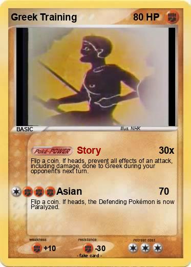 Pokemon Greek Training