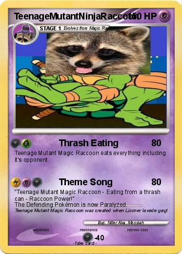 Pokemon TeenageMutantNinjaRaccoon