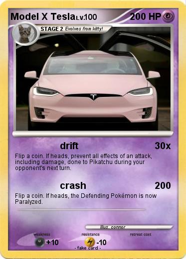 Pokemon Model X Tesla