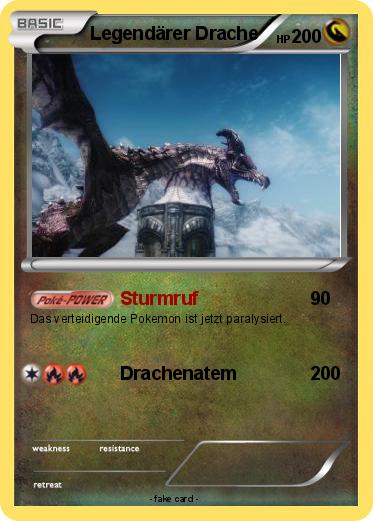 Pokemon Legendärer Drache