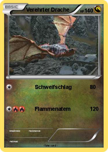 Pokemon Verehrter Drache