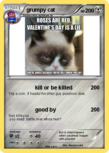 Pokemon grumpy cat
