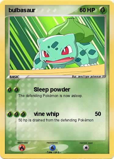 Pokemon bulbasaur