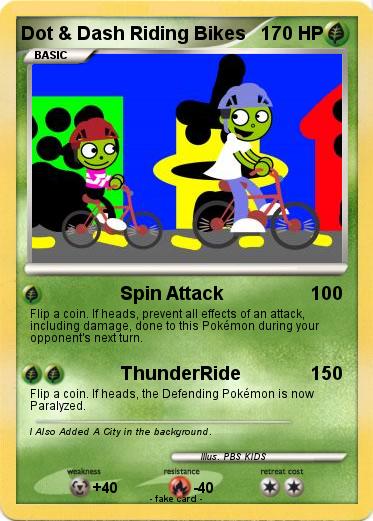Pokemon Dot & Dash Riding Bikes