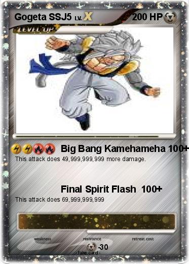 Pokemon Gogeta SSJ5
