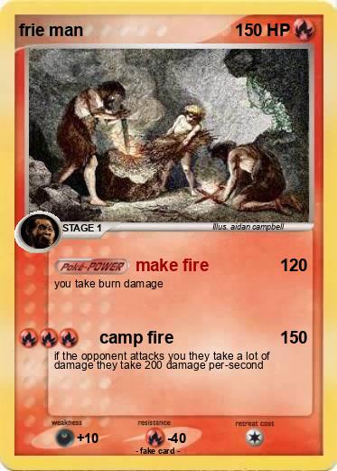 Pokemon frie man